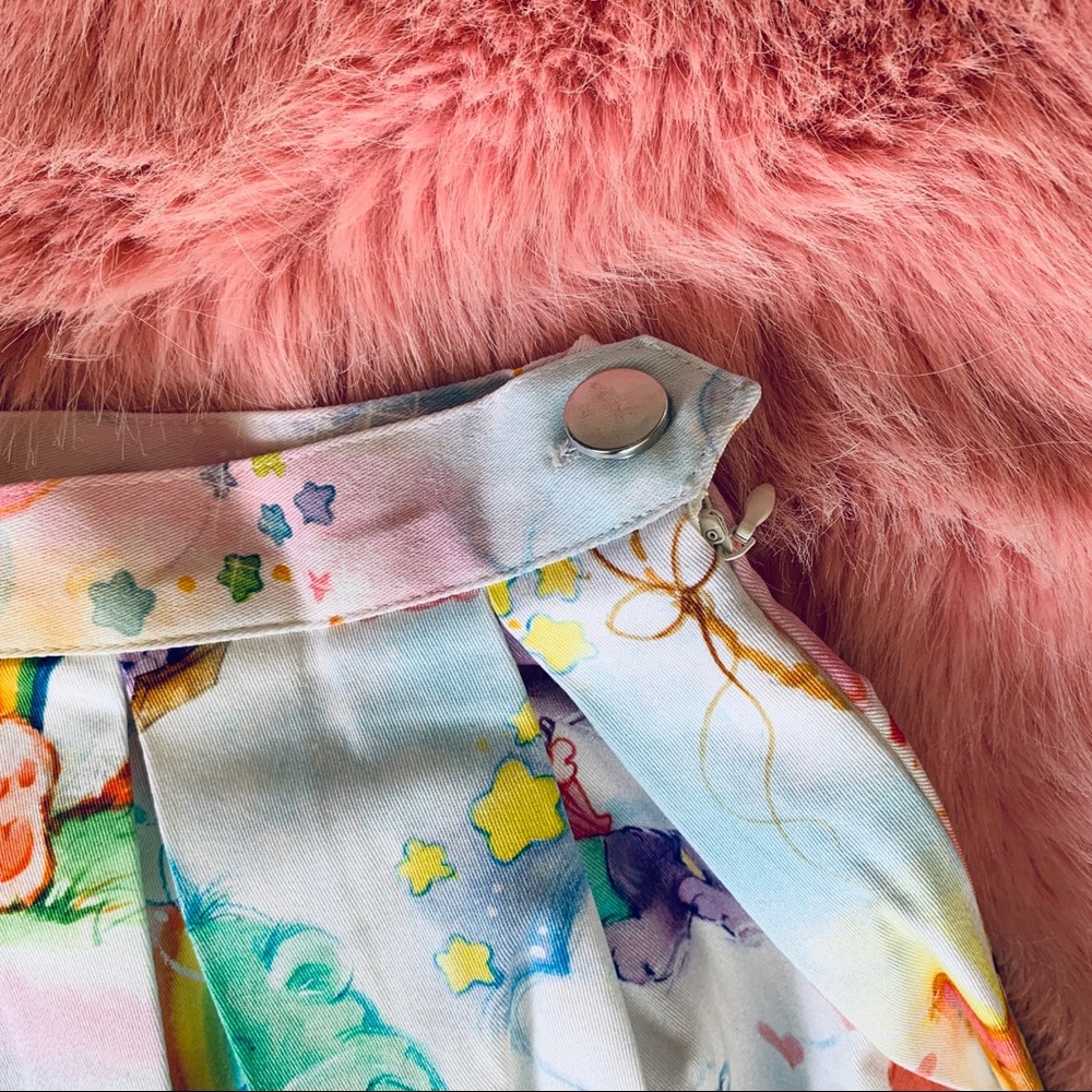 New Care Bears x Dolls Kill Mini Pleated Skirt - Picture 4 of 9